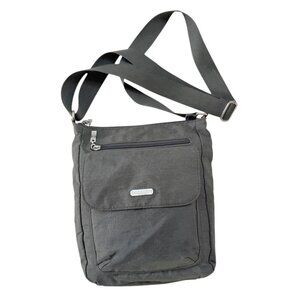 Baggallini Pocket Town Bag Crossbody Pewter Bag